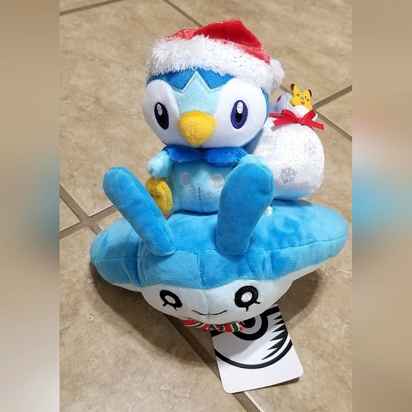 Pokemon Toys Pokemon Center Christmas In The Sea Piplup Mantyke